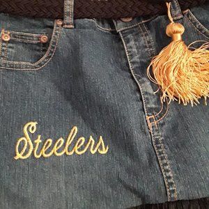 STEELERS Jeans Purse W/ Belt